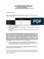 PrÃ¡ctica # 2 - Estadistica Inferencial