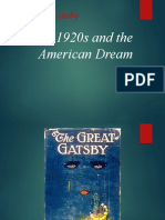 The 1920s and The American Dream