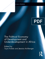 FALOLA - The Political Economy of Development and Underdevelopment in Africa