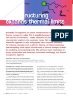 Nanostructuring Expands Thermal Limits