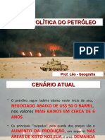 A Geopolítica Do Petróleo