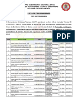 Lista credenciados Corpo Bombeiros Bahia 2018