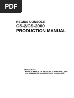 CS-2/CS-2000 Production Manual: Regius Console