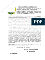 Denuncia de accidente de tránsito