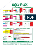 Calendario escolar 2020-21