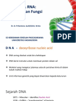 Kuliah Biologi Molekuler II DNA & RNA