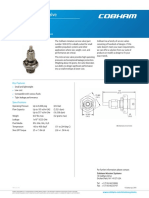 Miniature Service Valve: Key Features