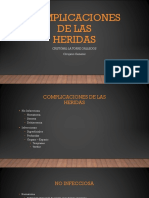 V Complicaciones de Las Heridas