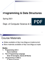 CS10003: Programming & Data Structures: Dept. of Computer Science & Engineering