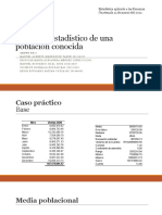 Muestreo Estadístico de Una Población Conocida