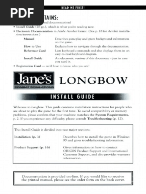 Jane's AH-64D Longbow - Installation Guide