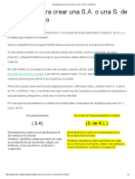 Requisitos para Crear Una S.A. o Una S. de R.L. en México