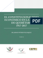 Constitucionalismo Económico en La Carta de Querétaro