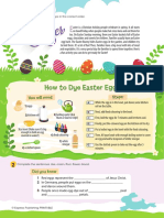 How To Dye Easter Eggs