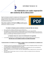 Hidraulica. Informe General 1. Sustitucion Bomba Hidraulica