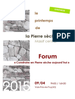 la Pierre seche - Conservatoire de la Chanterie_Synthese-Forum09-04-15