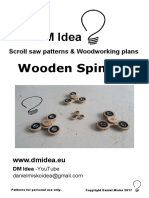 DM Idea Wooden Spinner: Scroll Saw Patterns & Woodworking Plans