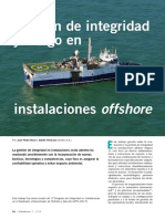 Gestión de integridad y riesgo en instalaciones offshore