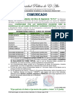 COMUNICADO CLASES DE VERANO SEMESTRE III-2020 Materias Basicas