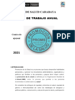 Plan de Trabajo de Promocion de La Salud Red de Salud Carabaya 2021 (1) Terminado