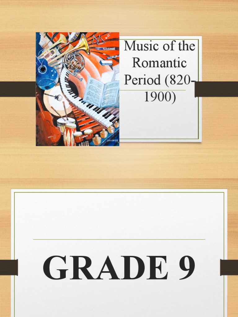 Overview of Romantic Period Music | PDF | Composers | Romanticism