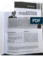 El Apartamiento Del Precedente Civil A Cargo Del Profesor Francisco Carreón Romero