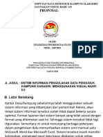 Presentation Sistem Informasi Pengolahan Data Penduduk