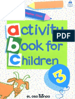 Activity Book For Children - No.3