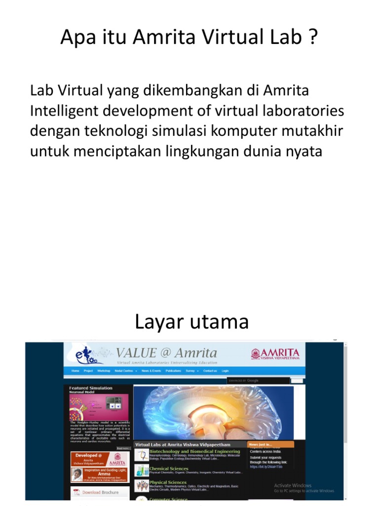 Amrita Virtual Online Lab