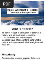 Magic, Witchcraft & Religion Theoretical Perspectives