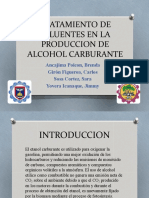 EFLUENTES EN LA PRODUCCION DE ALCOHOL CARBURANTE