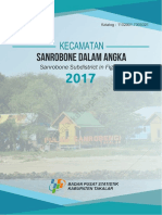 Kecamatan Sanrobone Dalam Angka 2017