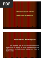 Plantas que aumentam a resistência