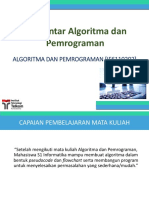 Algoritma Dan Pemrograman (If6110202)