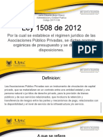 Ley 1508 de 2012