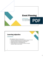 Event Planning - Topic 1