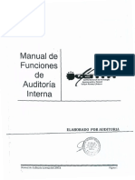 Manual de Funciones de Auditoria Interna