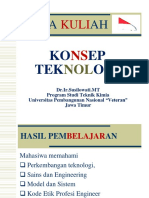 Konsep Teknologi Mata Kuliah