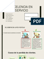 Diapositiva, Excelencia en Servicio