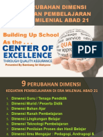 9 Perubahan Dimensi KBM Era Milenium Abad 21