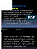 Indikator Derajat Kesehatan