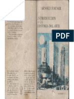 Hauser Arnold Introduccion a La Historia Del Arte Ed Guadarrama Madrid 1969 1