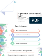 Operasi & Produktivitas