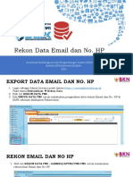 Panduan Rekon Email Dan No. HP v1.1 (Untuk Instansi)