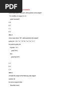 Iteration Control Statements: Ans: A