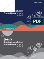 Statistik Kesejahteraan Rakyat Provinsi Jambi 2020