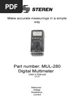 MUL-280 - Multimetro Steren