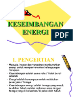 KESEIMBANGAN ENERGI PowerPoint