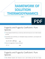 The Framework of Solution Thermodynamics - Part 2