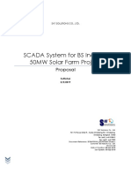 SCADA System Proposal for 50MW Solar Farm Project